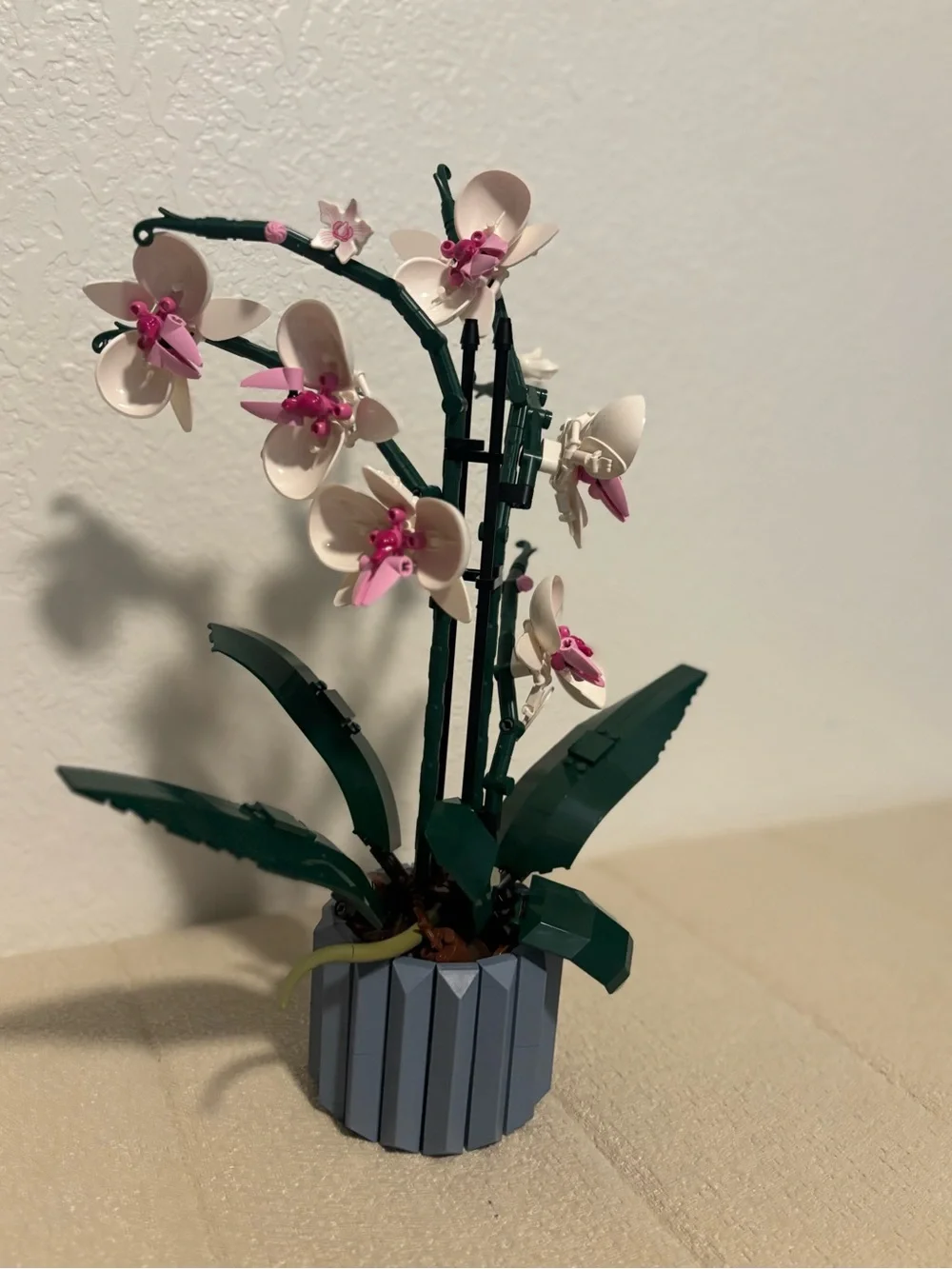 LEGO Pink and Cream Orchid Potted Accent - Home Accents